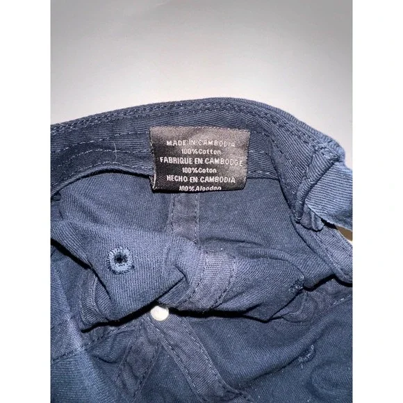 KC Caps Fenway Park Boston Baseball Hat Navy Blue Cotton Adjustable Strapback - Picture 4 of 5